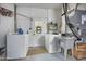 Functional laundry room equipped with a washer, dryer, and utility sink at 1108 Northside Dr, Ormond Beach, FL 32174