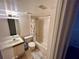 Standard bathroom featuring a shower-tub combo and a classic sink vanity at 1162 Carmel Cir # 100, Casselberry, FL 32707