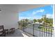 Balcony view of ocean and nearby parking at 1239 Ocean Shore Blvd # 3C3, Ormond Beach, FL 32176