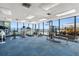Workout room featuring ocean views and modern exercise equipment at 1239 Ocean Shore Blvd # 3C3, Ormond Beach, FL 32176