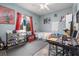 Bright bedroom with a playful decor, large window, and comfortable layout at 209 Falcon Ave, Edgewater, FL 32141