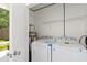 Laundry area featuring modern washer and dryer at 3522 Forest Branch Dr # D, Port Orange, FL 32129