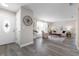 Bright and airy living room featuring stylish decor, modern flooring, and ample natural light at 105 Bonita Pl, Ormond Beach, FL 32174