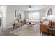 Charming living room with comfortable seating, natural light, and stylish decor at 105 Bonita Pl, Ormond Beach, FL 32174