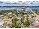 Aerial shot of the property and its proximity to Historic Downtown Daytona Beach at 1221 Gamble Pl, Daytona Beach, FL 32118