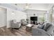 Inviting living room with modern decor, spacious layout, and abundant natural light at 1904 Rouzbeh Ct, Port Orange, FL 32128
