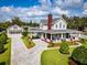 Stunning two-story home featuring a charming wrap-around porch and manicured landscaping at 96 Grove St, Ormond Beach, FL 32174