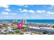 Stunning aerial view of the property's location near the beach, highlighted with a location pin at 1 Beechwood Dr, Ormond Beach, FL 32176