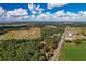 Aerial view of a lot of land near a road, with neighboring houses visible at 1544 S Us 301, Sumterville, FL 33585