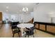 Kitchen features a casual dining area with round table and chairs at 13438 Leggett Aly, Orlando, FL 32827