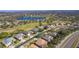 Aerial view of home and surrounding neighborhood at 2441 Prairie Dunes, Clermont, FL 34711