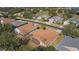 Aerial view showcasing home's backyard and neighborhood at 2441 Prairie Dunes, Clermont, FL 34711