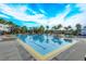 This community pool is perfectly designed for swiming laps or just cooling off in the Florida heat at 10218 Dulbecco St, Orlando, FL 32827