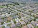 Aerial view of a home in a well-maintained neighborhood with a golf course at 1751 Ashwood Run, The Villages, FL 32162