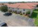 Aerial view of the community showing building and parking at 6299 River Run Pl # 198, Orlando, FL 32807