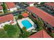 Refreshing community pool with patio area at 6299 River Run Pl # 198, Orlando, FL 32807