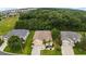 Single-story house with a two-car garage and palm trees at 16984 Se 109Th Ave, Summerfield, FL 34491