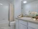 Clean bathroom featuring a white vanity and bathtub at 486 Troy Loop, The Villages, FL 32162