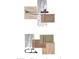 Bathroom design board featuring natural wood cabinets, modern fixtures, and stone patterned walls at 10739 Fiesta St, Clermont, FL 34711