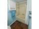 Clean bathroom featuring a bathtub and shower at 14700 Se 94Th Ave, Summerfield, FL 34491