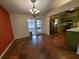 Bright dining room with access to the patio and kitchen at 14700 Se 94Th Ave, Summerfield, FL 34491