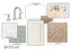 Bath #4 featuring hexagonal dry floor tiles and a Creamy Quartz countertop at 576 Casey Loop, Mount Dora, FL 32757