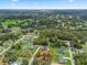 Expansive aerial view of a lovely home with well-maintained landscaping and a serene, tree-lined neighborhood at 8830 Se 161St Pl, Summerfield, FL 34491
