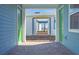 Outdoor patio with stone floors, offering an ideal space for entertaining and al fresco dining at 3106 Voyager Ave, St Cloud, FL 34771