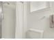 Simple white bathroom with shower and toilet at 10301 Us Highway 27 # 178, Clermont, FL 34711