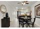 Eat-in kitchen featuring stainless steel appliances and a dining area at 10301 Us Highway 27 # 178, Clermont, FL 34711