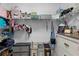 Well-organized closet with ample shelving and hanging space at 6867 Mickylee Run, The Villages, FL 34762