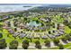 Aerial view of upscale community by the lake at 38905 Harborwoods Pl, Lady Lake, FL 32159