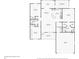 Floor plan showing 3 bedrooms, 2 bathrooms and other rooms at 1101 Blythe Way, The Villages, FL 32162