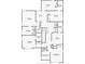 Upstairs floor plan with bedrooms, bathrooms, closets, and stairs at 436 Orange Cosmos Blvd, Davenport, FL 33837