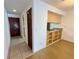 Open kitchen complemented by built-in shelves and an ample serving area at 1415 Harnden W Rd, Port Orange, FL 32129