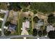 Aerial view showing house location and surrounding area at 209 Shannon Ln, Lady Lake, FL 32159