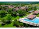 Sprawling community with swimming pool, well-manicured lawns, and mature trees, offering a resort-style living experience at 15615 Vetta Dr, Montverde, FL 34756