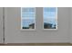 Bright bedroom featuring two windows with views of the neighborhood at 15615 Vetta Dr, Montverde, FL 34756
