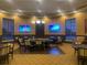 Community game room with poker table at 119 Crescent Moon Dr, Groveland, FL 34736