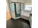 Bathroom featuring a modern shower with elegant tile and a relaxing soaking tub at 24124 Robinwood St, Leesburg, FL 34748
