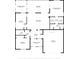 Detailed floor plan outlining room dimensions, layout, and square footage of the home at 956 Chula Ct, The Villages, FL 32159