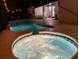 Relaxing hot tub at night, perfect for a soothing soak at 1150 Angela Ridge Ct, Kissimmee, FL 34747