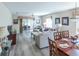 Living room with view of dining area and kitchen at 2030 Alfredo Ave, The Villages, FL 32159