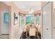 Dining room featuring modern table set with decorations at 22204 Caledonia Dr, Leesburg, FL 34748