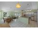 Galley style kitchen with ample counter space at 25813 Glen Eagle Dr, Leesburg, FL 34748