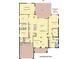 Palm Island Model floor plan with large great room, 2663 sq ft, den, bonus room and library/dining area at 2440 Pawtucket Pass, Mount Dora, FL 32757