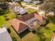 Aerial view of the property, highlighting its backyard and location at 2502 Loch Ness Ct, Leesburg, FL 34788