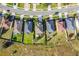 Aerial view of houses from above in a residential area at 34045 Alameda Dr, Sorrento, FL 32776