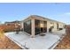 Screened patio with adjacent concrete patio, creating ample outdoor space at 5569 Bougainvillea Ave, The Villages, FL 32163