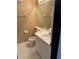 Bathroom featuring a white vanity, mirror, toilet, and tile flooring at 12144 Bruceton Way # 101, Orlando, FL 32828